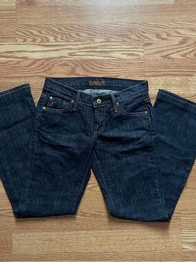 Dark Indigo Women’s Straight Leg Jeans